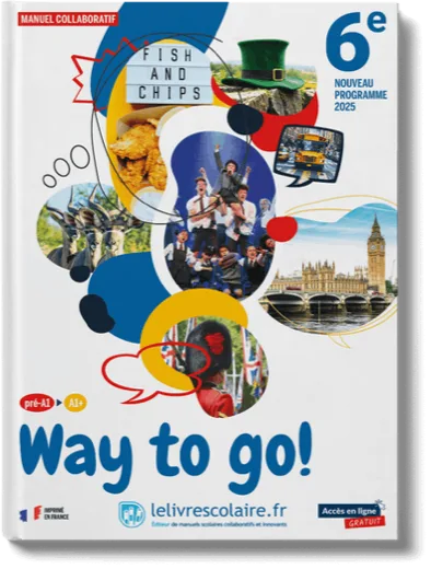 Couverture Anglais 6e 2025