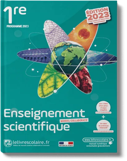 Couverture Enseignement scientifique 1re 2023